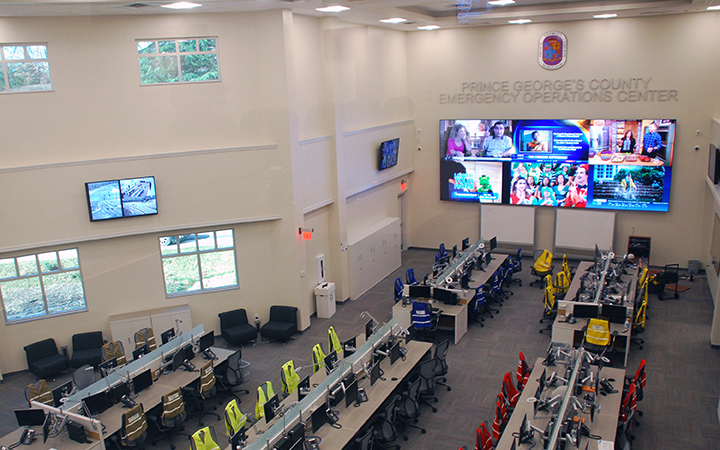 Prince George&rsquo;s County  Emergency Command Center